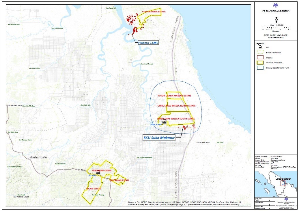 Map Tolan